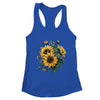 Yellow Sunflowers Cute Summer Flowers Floral Positivity Shirt & Tank Top | teecentury