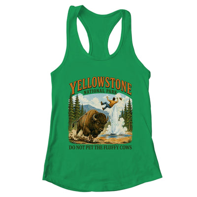 Yellowstone Do Not Pet The Fluffy Cows Vintage Bison Funny Shirt & Tank Top | teecentury