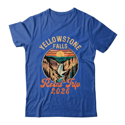 Yellowstone Falls Road Trip 2026 Summer Vacation Family Shirt & Tank Top | teecentury