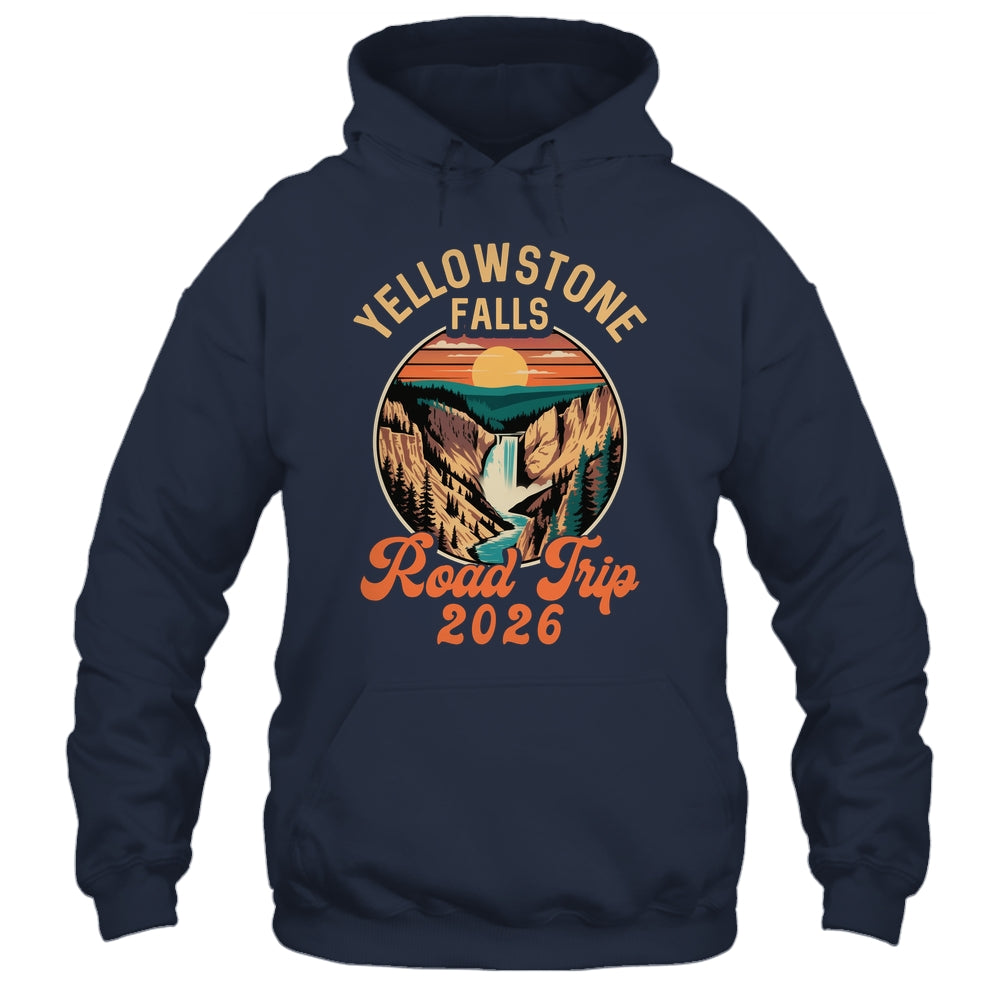 Yellowstone Falls Road Trip 2026 Summer Vacation Family Shirt & Tank Top | teecentury