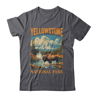 Yellowstone National Park Vintage Hiking Camping Shirt & Hoodie | teecentury