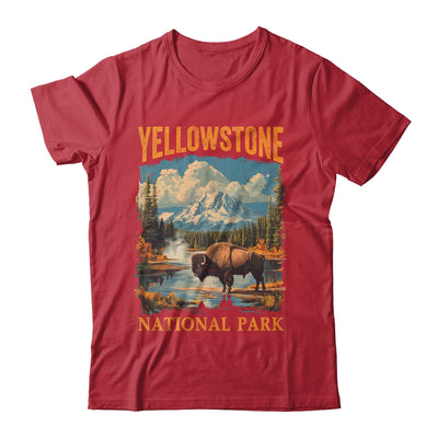 Yellowstone National Park Vintage Hiking Camping Shirt & Hoodie | teecentury