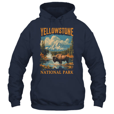 Yellowstone National Park Vintage Hiking Camping Shirt & Hoodie | teecentury