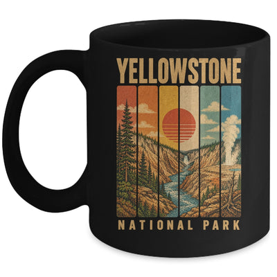 Yellowstone National Park Wyoming Usa Outdoor Vintage Hiking Mug | teecentury