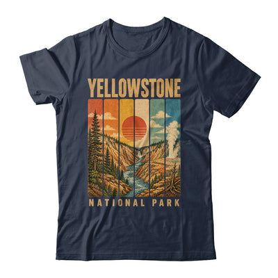 Yellowstone National Park Wyoming Usa Outdoor Vintage Hiking Shirt & Tank Top | teecentury