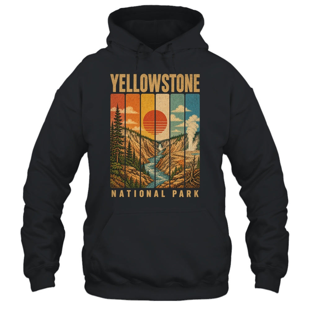 Yellowstone National Park Wyoming Usa Outdoor Vintage Hiking Shirt & Tank Top | teecentury