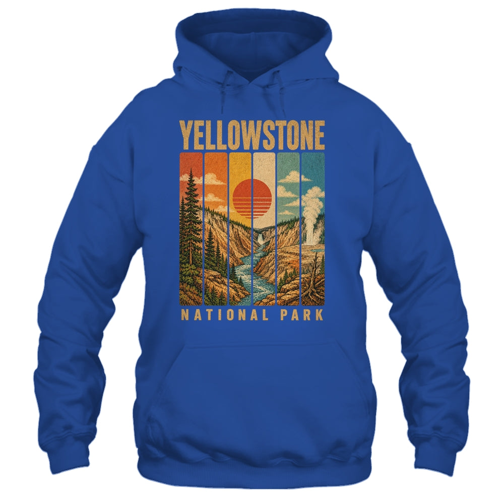 Yellowstone National Park Wyoming Usa Outdoor Vintage Hiking Shirt & Tank Top | teecentury