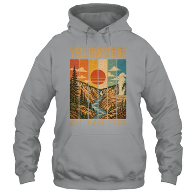 Yellowstone National Park Wyoming Usa Outdoor Vintage Hiking Shirt & Tank Top | teecentury