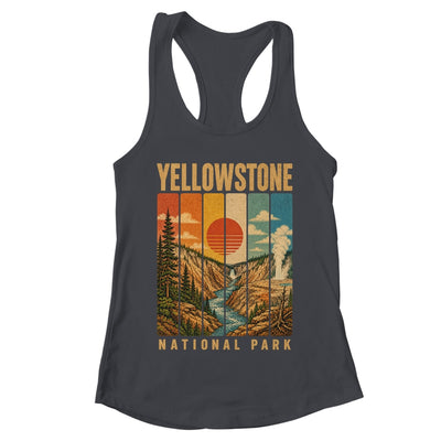 Yellowstone National Park Wyoming Usa Outdoor Vintage Hiking Shirt & Tank Top | teecentury