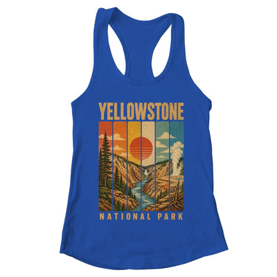 Yellowstone National Park Wyoming Usa Outdoor Vintage Hiking Shirt & Tank Top | teecentury