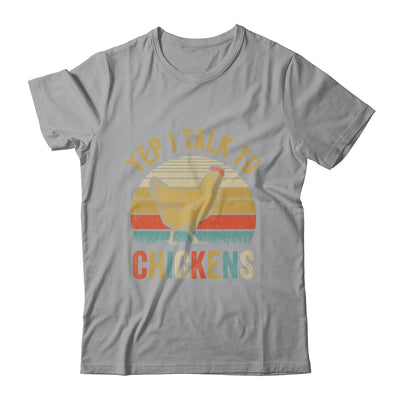 Yep I Talk To Chickens For Men Women Funny Poultry Farmer Shirt & Tank Top | teecentury