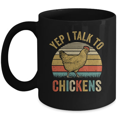 Yep I Talk To Chickens For Men Women Funny Poultry Farmer Mug | teecentury