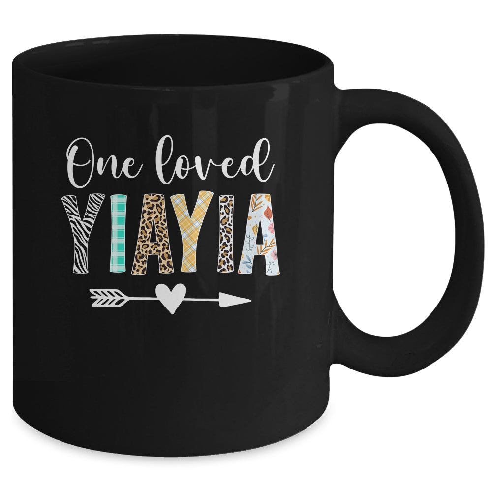 Yiayia Women Cute Design One Loved Nana Mother's Day Mug | teecentury