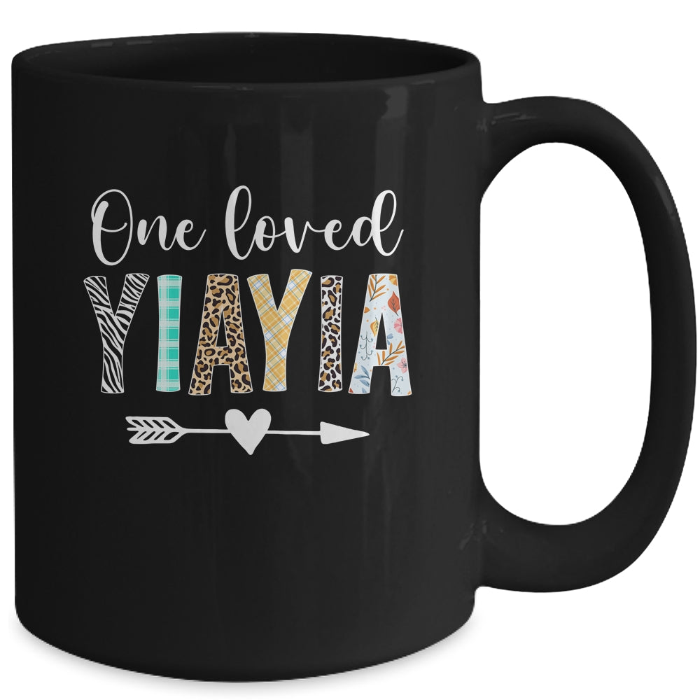Yiayia Women Cute Design One Loved Nana Mother's Day Mug | teecentury
