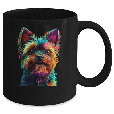 Yorkshire Terrier Dog Colorful Face Dog Lover Men Women Mug | teecentury