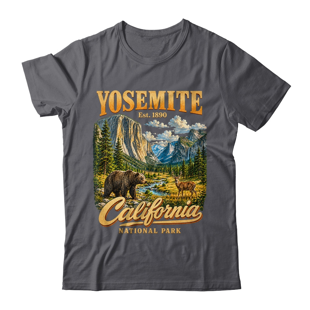 Yosemite California National Park 1890 Camping Souvenir Shirt & Tank Top | teecentury