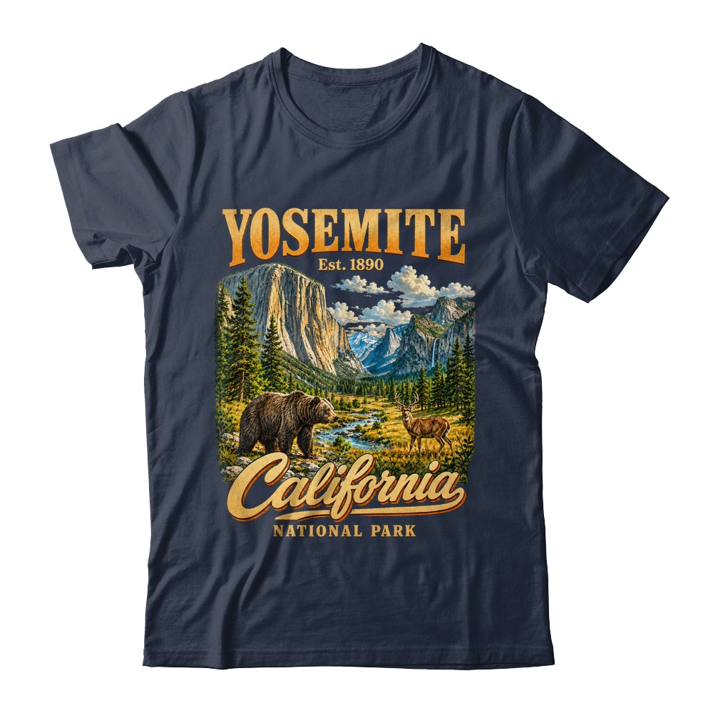Yosemite California National Park 1890 Camping Souvenir Shirt & Tank Top | teecentury