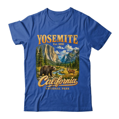 Yosemite California National Park 1890 Camping Souvenir Shirt & Tank Top | teecentury