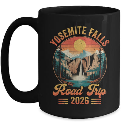 Yosemite Falls Road Trip 2026 Summer Vacation Family Matching Mug | teecentury