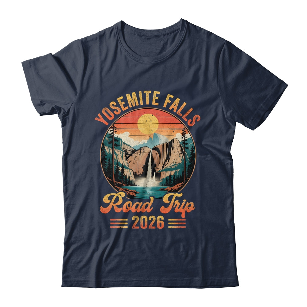 Yosemite Falls Road Trip 2026 Summer Vacation Family Matching Shirt & Tank Top | teecentury