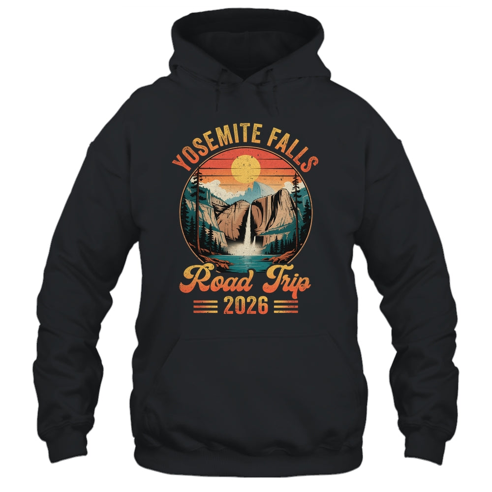 Yosemite Falls Road Trip 2026 Summer Vacation Family Matching Shirt & Tank Top | teecentury