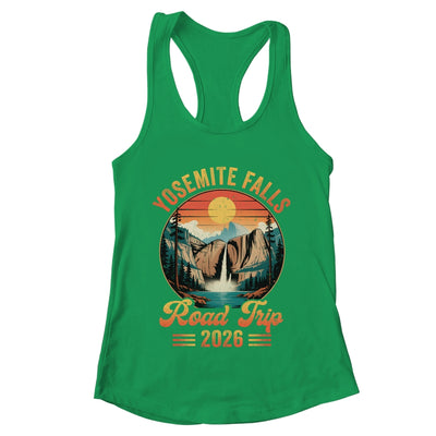 Yosemite Falls Road Trip 2026 Summer Vacation Family Matching Shirt & Tank Top | teecentury