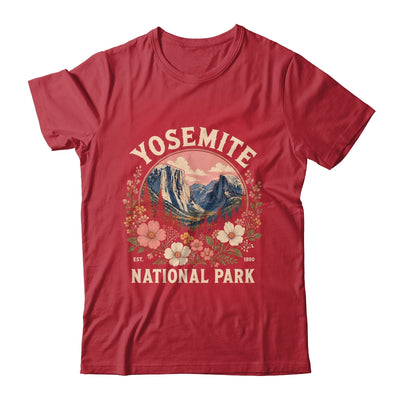 Yosemite National Park 2026 Floral Vintage Women California Shirt & Hoodie | teecentury