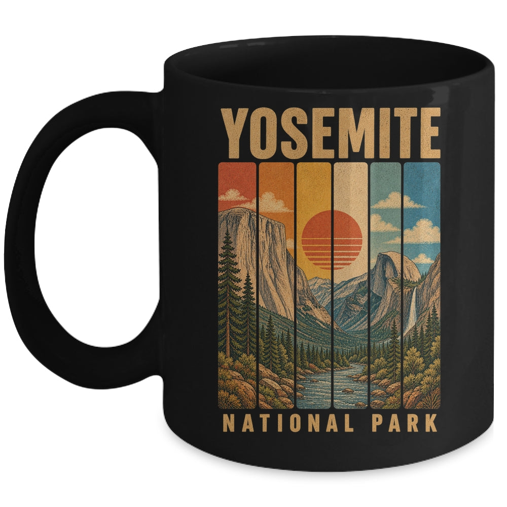 Yosemite National Park California Usa Outdoor Vintage Hiking Mug | teecentury