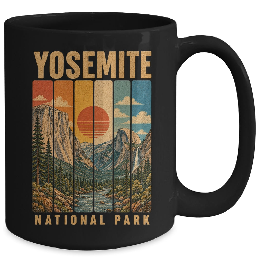 Yosemite National Park California Usa Outdoor Vintage Hiking Mug | teecentury