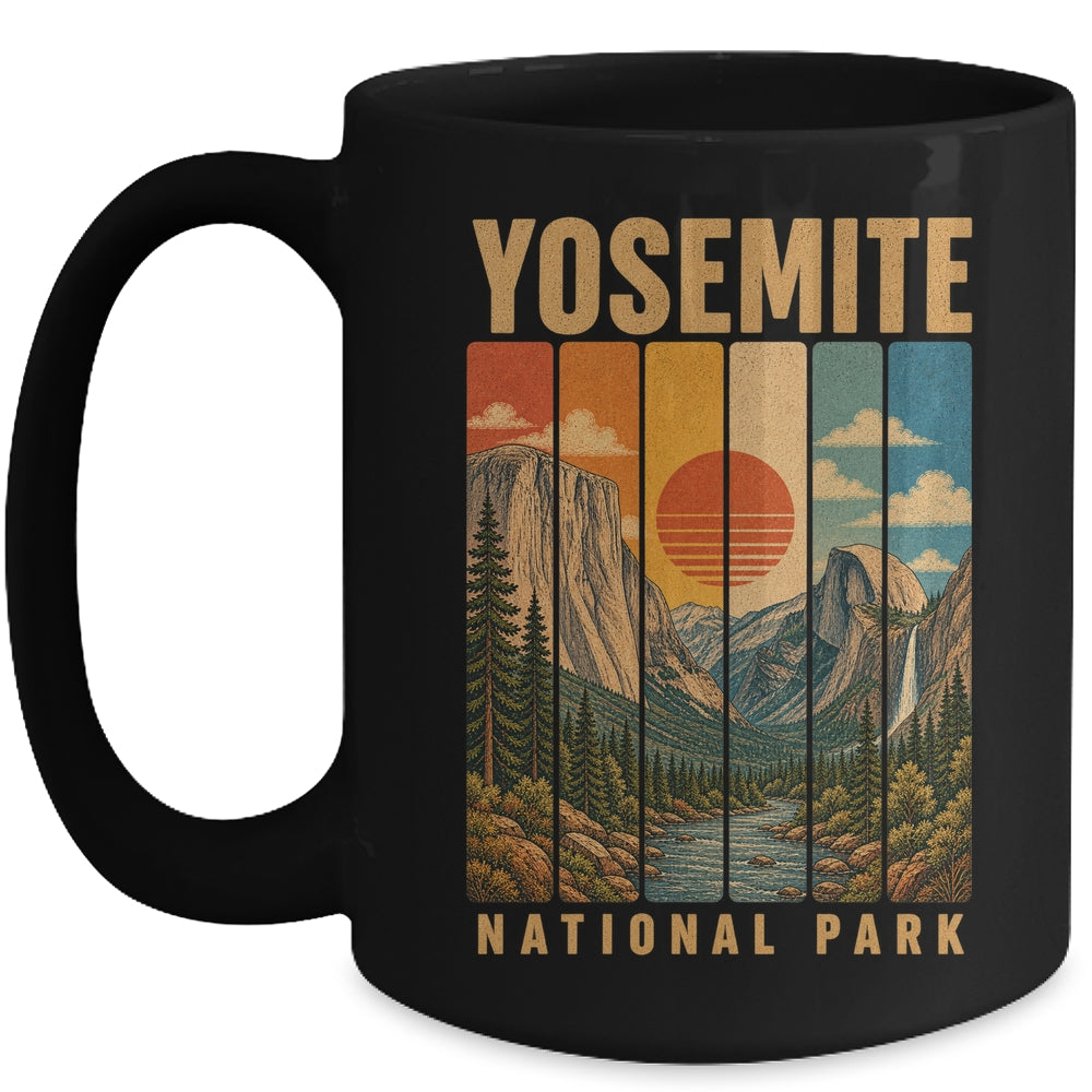 Yosemite National Park California Usa Outdoor Vintage Hiking Mug | teecentury