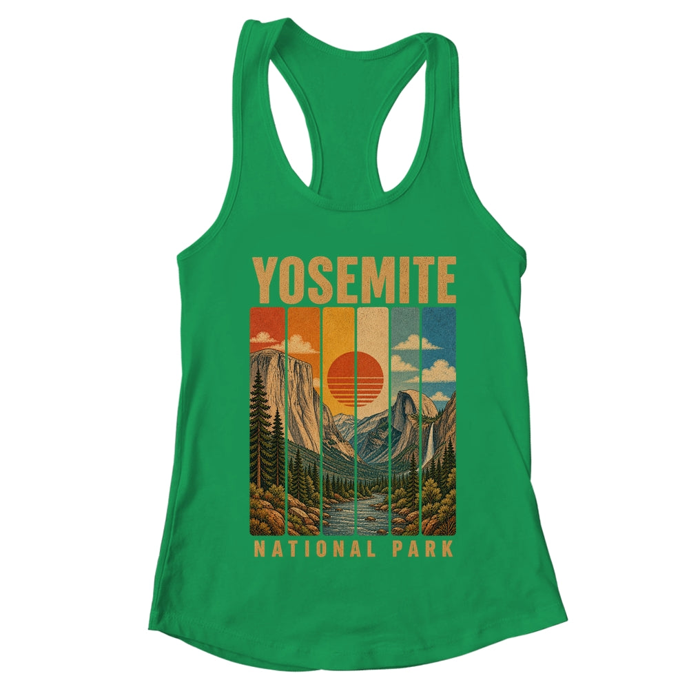 Yosemite National Park California Usa Outdoor Vintage Hiking Shirt & Tank Top | teecentury
