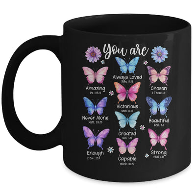 You Are Butterfly Beautiful Christian Religious Bible Verse Mug | teecentury
