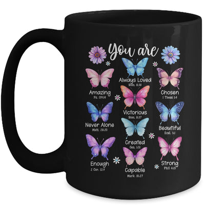 You Are Butterfly Beautiful Christian Religious Bible Verse Mug | teecentury