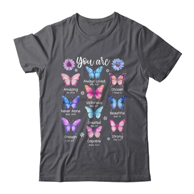 You Are Butterfly Beautiful Christian Religious Bible Verse Shirt & Tank Top | teecentury