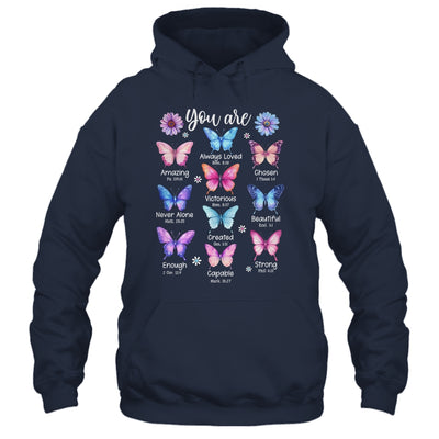 You Are Butterfly Beautiful Christian Religious Bible Verse Shirt & Tank Top | teecentury