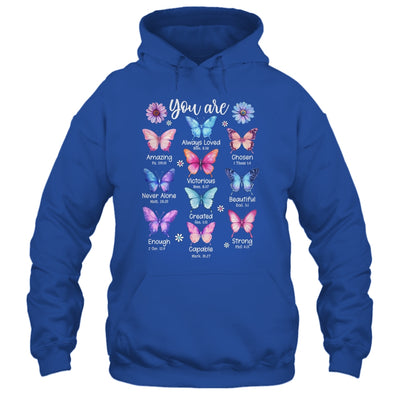 You Are Butterfly Beautiful Christian Religious Bible Verse Shirt & Tank Top | teecentury