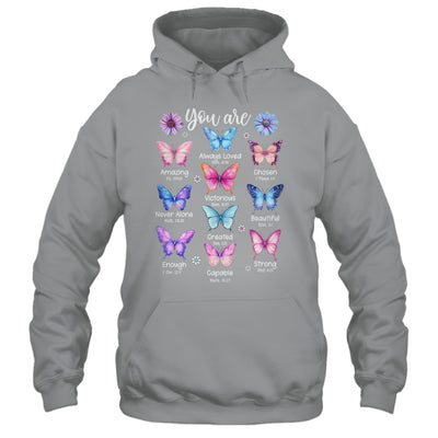 You Are Butterfly Beautiful Christian Religious Bible Verse Shirt & Tank Top | teecentury