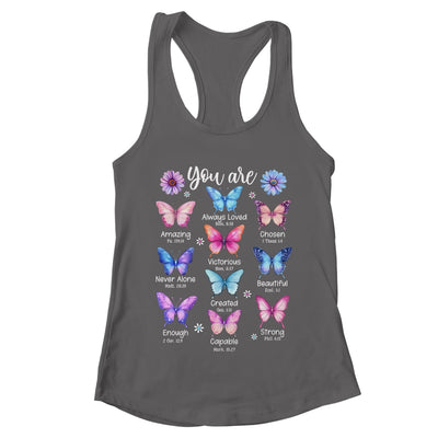 You Are Butterfly Beautiful Christian Religious Bible Verse Shirt & Tank Top | teecentury