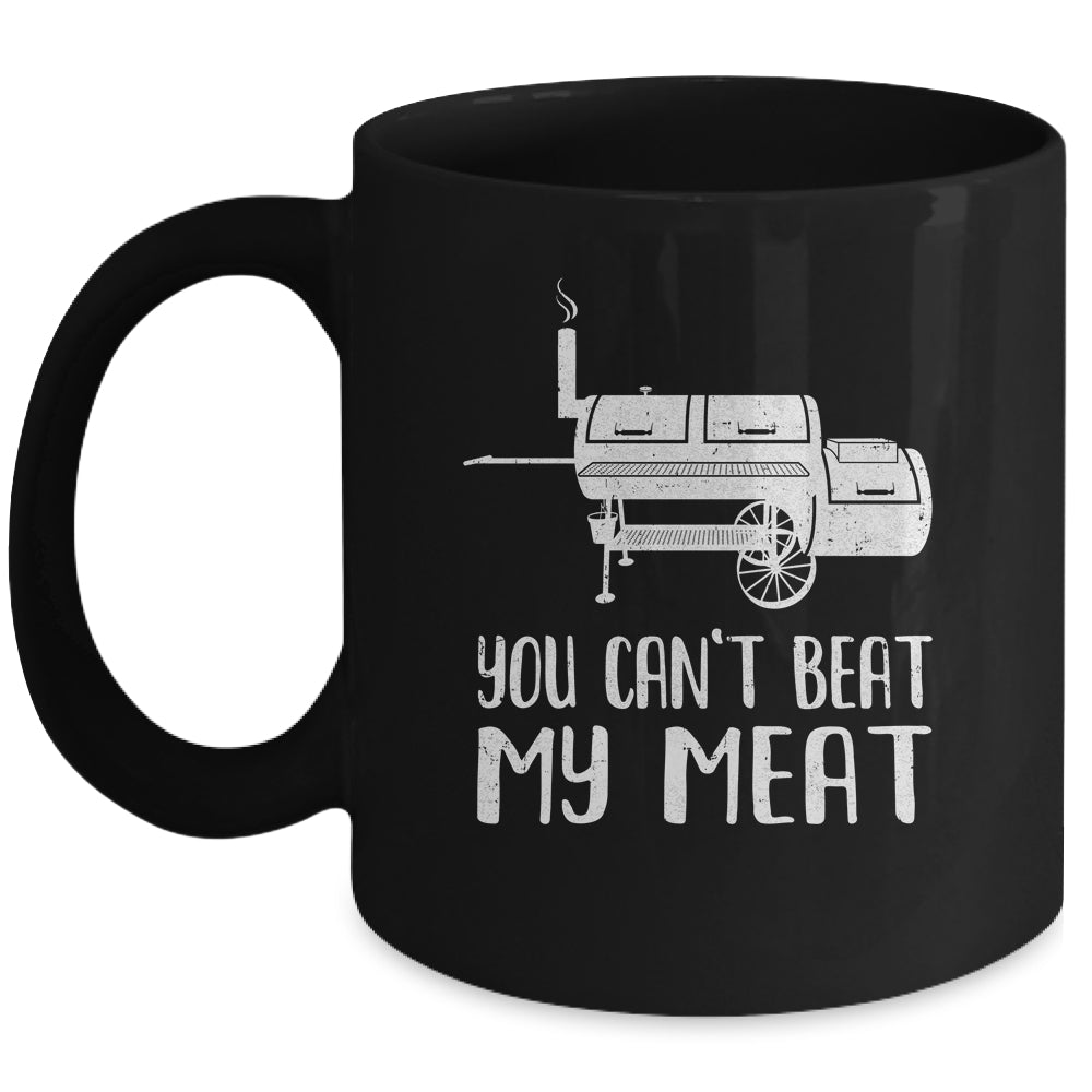 You Cant Beat My Meat Funny Bbq Barbecue Grill Men Women Mug | teecentury