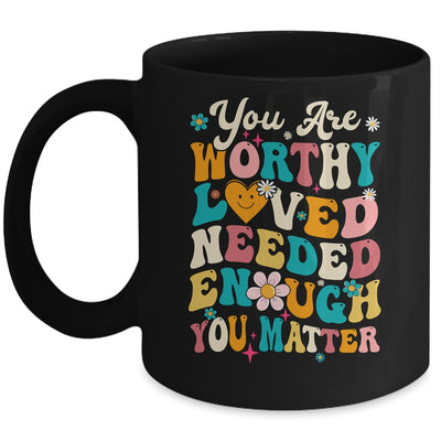 You Matter Kindness Loved Groovy Mental Health Awareness Mug | teecentury