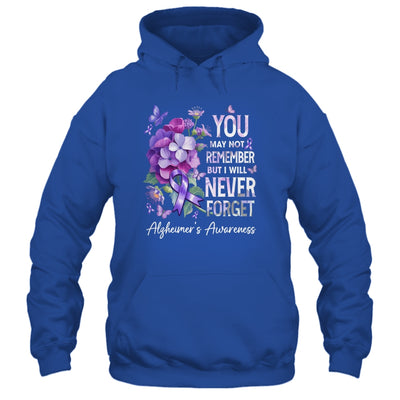 You May Not Remember But I Will Never Forget Alzheimer Shirt & Hoodie | teecentury