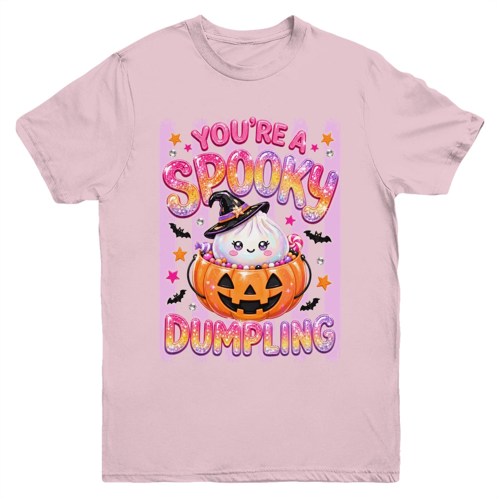 You're A Spooky Dumpling Halloween Kawaii Kawaii Witch Youth Shirt | teecentury