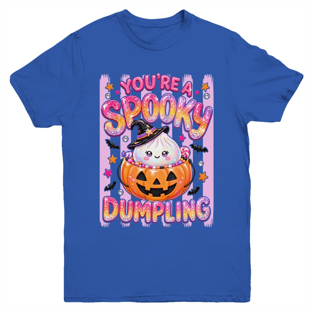 You're A Spooky Dumpling Halloween Kawaii Kawaii Witch Youth Shirt | teecentury
