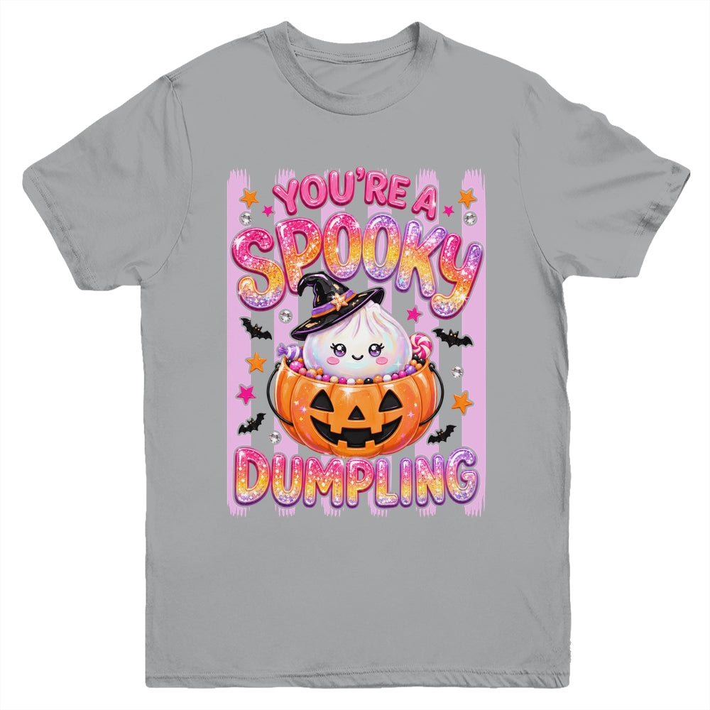 You're A Spooky Dumpling Halloween Kawaii Kawaii Witch Youth Shirt | teecentury