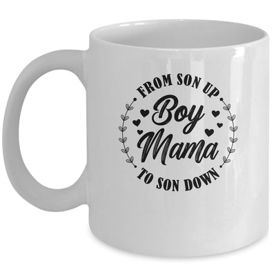 Young Mum From Son To Sun Down Mother's Day Funny Mum Cute Mug | teecentury