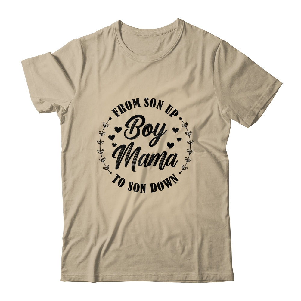 Young Mum From Son To Sun Down Mother's Day Funny Mum Cute Shirt & Tank Top | teecentury