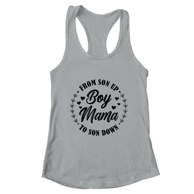 Young Mum From Son To Sun Down Mother's Day Funny Mum Cute Shirt & Tank Top | teecentury