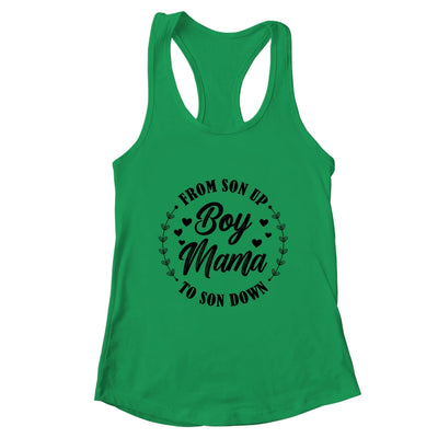 Young Mum From Son To Sun Down Mother's Day Funny Mum Cute Shirt & Tank Top | teecentury