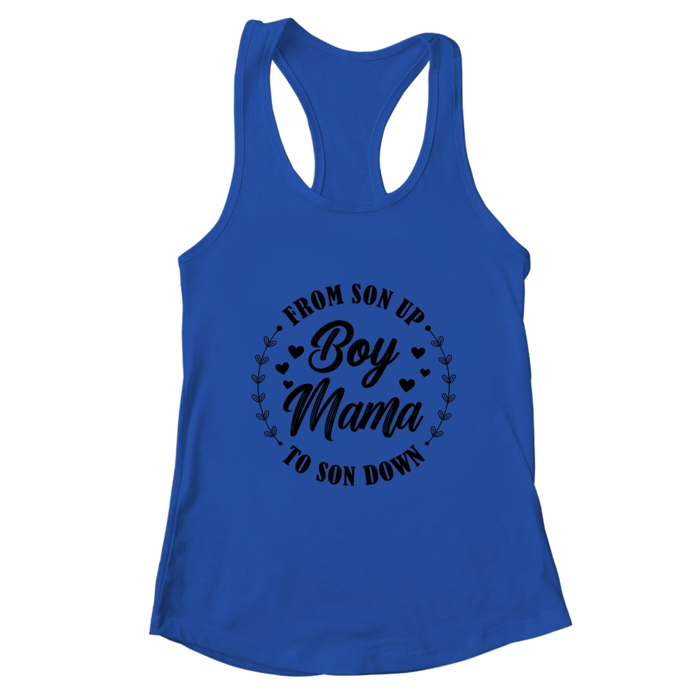 Young Mum From Son To Sun Down Mother's Day Funny Mum Cute Shirt & Tank Top | teecentury