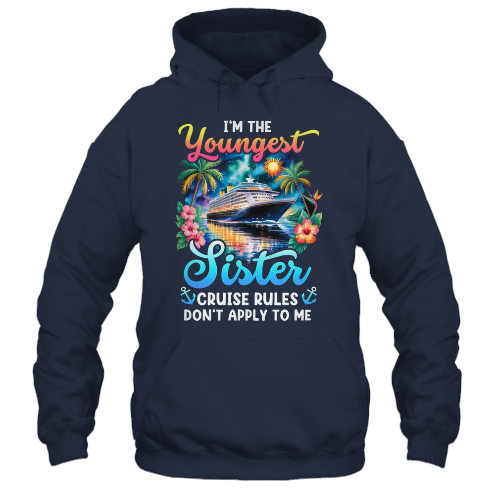 Youngest Sister Rules Don't Apply To Me Sisters Cruise 2026 Shirt & Tank Top | teecentury